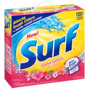 lot 7908 image: Surf� Aloha Splash� Powder Laundry Detergent 156 oz. Box