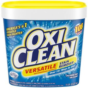 lot 7910 image: OxiClean Versatile Stain Remover Powder, 5 lbs.