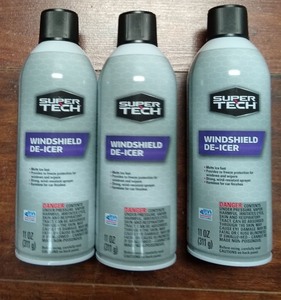 lot 7913 image: 3 pack of Super Tech Windshield Deicer