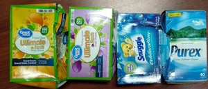 lot 7914 image: Dryer Sheet Bundle Pack, assorted fragrances
