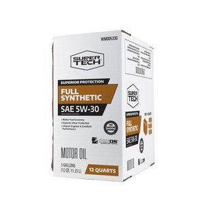 lot 7915 image: Super Tech Full Synthetic SAE 5W-30 Motor Oil, 12 Quarts