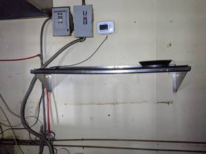 lot 7027 image: Stainless Steel Shelving, Buyer Responsible For Removal