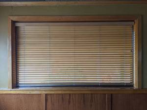 lot 7048 image: (2) Wooden Blinds