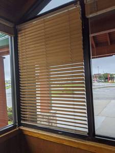 lot 7052 image: (2) Wooden Blinds