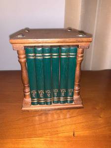 lot 6240 image: Set of 6 Book Style Coasters Location Mantel