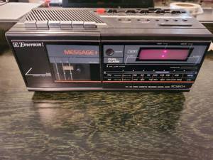 lot 6275 image: Emerson Radio Cassete Recorder and Digital Clock