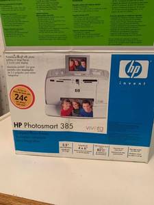 lot 7938 image: HP Photosmart 385 Compact Photo Printer Never Used Location Kitchen
