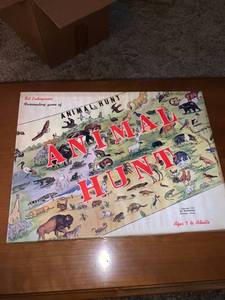 lot 7944 image: Bit Enterprises 1961 Animal Hunt Board Game Location LR