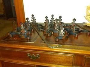 lot 8597 image: Lot Of Vintage Decorative Wrought Iron Accessories