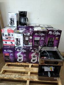 lot 90001 image: Coffee Makers, assorted untested customer returns
