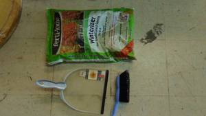lot 10068 image: Hand broom and dust pan - lawn winterizer