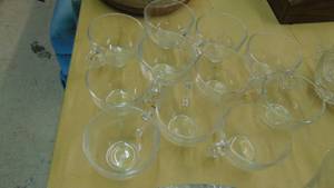lot 10072 image: lot glass coffee cups