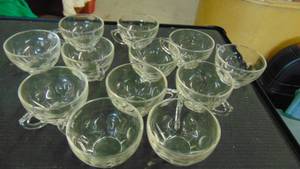 lot 10073 image: lot glass coffee cups