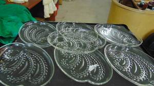 lot 10074 image: lot glass platters