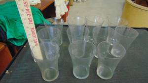 lot 10075 image: 10 glass starlite glasses