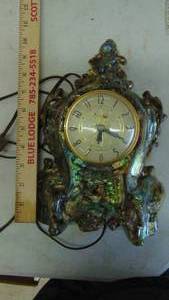 lot 10101 image: alabaster clock
