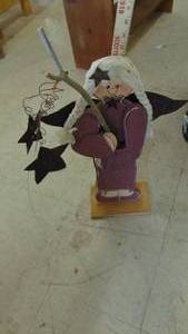 lot 10114 image: wooden angel