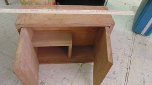 lot 10194 image: 2 door wooden cabinet