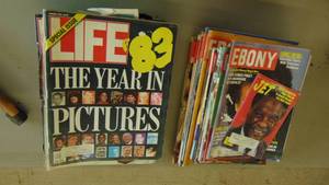 lot 10202 image: Life and Ebony magazines