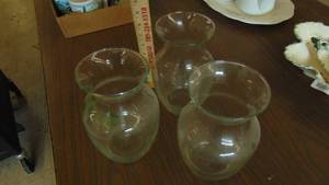lot 10216 image: glass vases - ivy