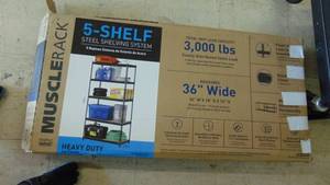 lot 10233 image: 6 high - 36 wide shelf unit