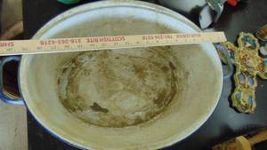 lot 10241 image: enamel coated metal bowl