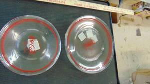lot 10256 image: Coca Cola glass plates