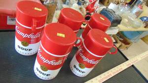 lot 10258 image: Campbells thermoses
