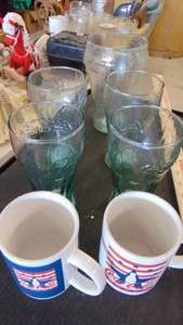 lot 10259 image: Coke pitcher - glasses - coffee cups