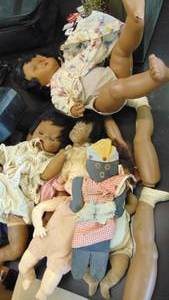 lot 10277 image: Vintage baby doll lot