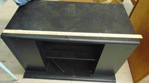 lot 10284 image: black TV stand