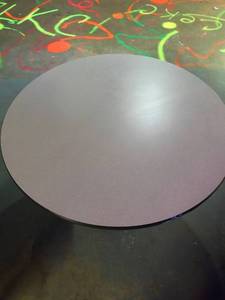 lot 1004 image: Large Circular Gray Table