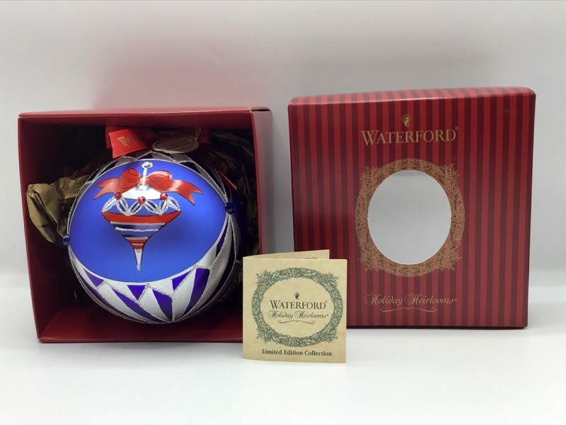 lot 1003 image: Waterford Holiday Heirlooms Christmas Toys Ball Limited Edition Ornament 130788
