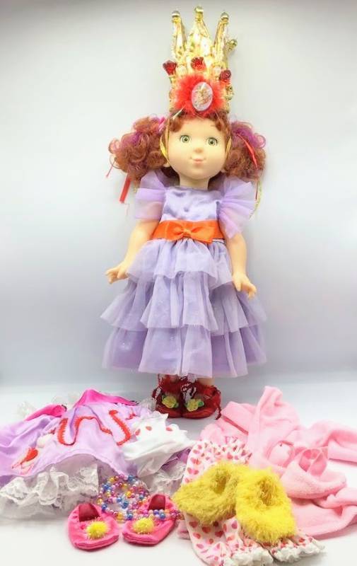 lot 1020 image: Fancy Nancy Doll with Purple Party Dress