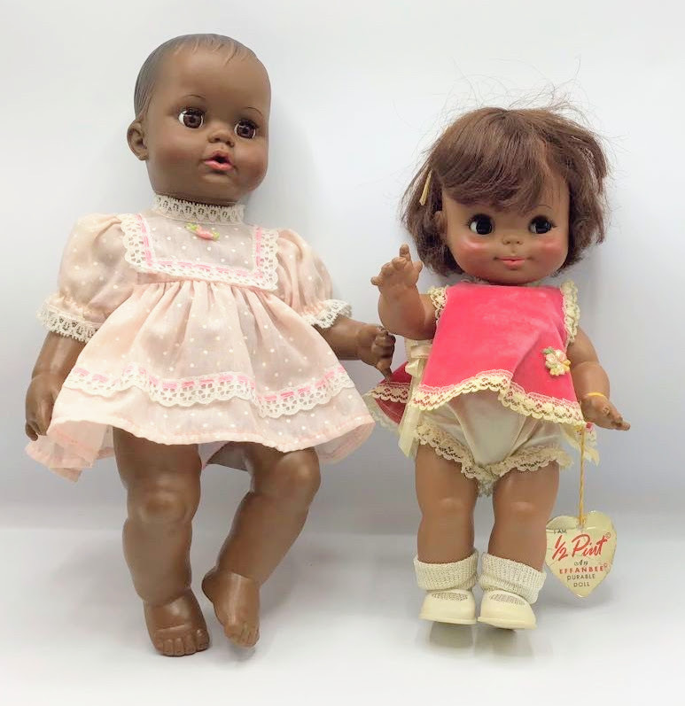 lot 1039 image: 1966 Effanbee and 1971 Ideal Toy Corp African American Dolls