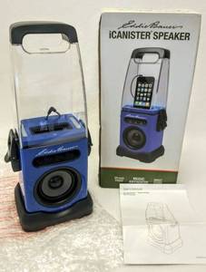 lot 111 image: Eddie Bauer iCanister MP3iPod Water-Resistant Speaker  NIB