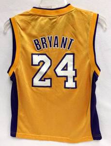 lot 125 image: Childs Sz Medium (10-12) Adidas LAKERS Coby Bryant Jersey