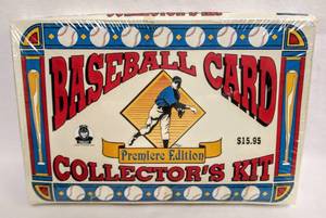 lot 143 image: Sealed - 1990 Baseball Card Premier Edition Collectors Kit  Over 300 Pieces (Hard to Find)