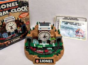 lot 144 image: Lionel 100th Anniversary (1900-2000) Limited Edition Animated Alarm Clock wCertificate of Authenticity & Box