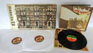 lot 5414 image: 2 Iconic Led Zeppelin Albums  1975 Swan Song (Double) & 1969 Led Zeppelin II