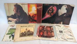 lot 5424 image: Lot of 8 Well Known Vintage Albums  Stephen Stills, Eric Clapton, Deep Purple, Santana, America, & More