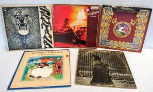 lot 5425 image: 5 Vintage Albums  Santana, Eric Clapton, Thin Lizzy, Cat Stevens & Neil Young