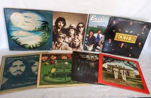 lot 5432 image: 8 Iconic Vintage Albums  FireFall, Exile, Fogelberg & Weisberg, Pablo Cruise, ARS, & Seals & Croft