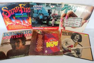 lot 5433 image: 6 Awesome Vintage Albums  Stray Cats, The Tubes, Donovan, Steve Khan, & 2 Multi Artist Albums