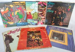 lot 5439 image: 7 Recognizable Vintage Albums  Harry Chapin, The Beach Boys Friends, Mama Cass, Peter Paul & Mary, Sugarloaf, Three Dog Night, & Jerry Lee Lewis