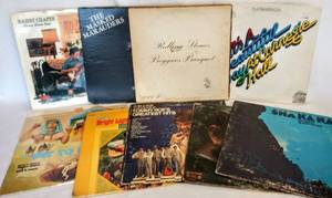 lot 5441 image: 9 Vintage Albums  The Rolling Stones, Harry Chapin, Shanana & More