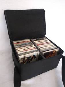 lot 5455 image: 24 County Music CDs in Carrying Case