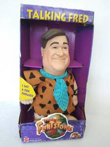 lot 5456 image: 1993 The Flintstone Movie - Fred Flintstone 16 Inch Talking Doll