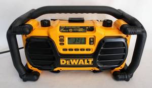 lot 7002 image: DEWALT 7.2V to 18V Work Site Radio w Built-In Charger (DC012) Battery & Charger Not Included. Amazing Sound
