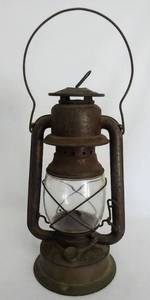 lot 7003 image: Antique Embury No. 2 C.B. Supreme  15 Fuel Lantern  with Short Globe